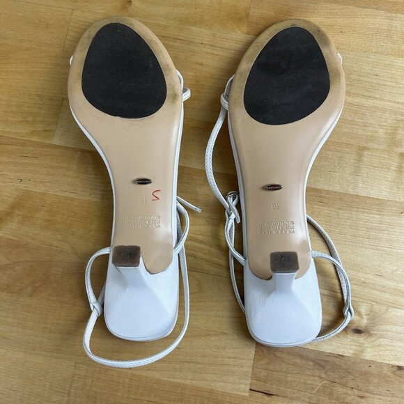 Tony Bianco White Strappy Heels - Picture 9 of 10